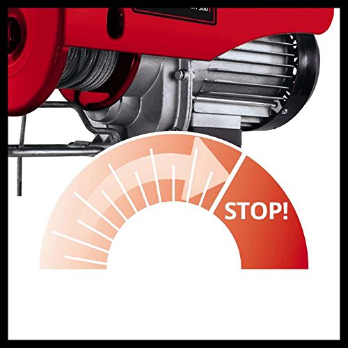 Einhell 2255140 Polipasto (500 kg, 800 W, cable 5.7 m) rojo