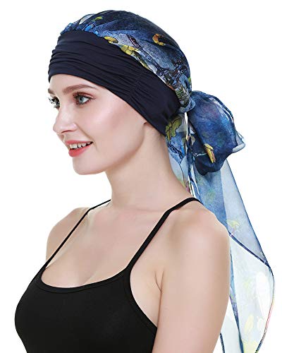 El cáncer headcovers para los Pacientes de quimioterapia Sombrero Bufanda Gorro para Mujer