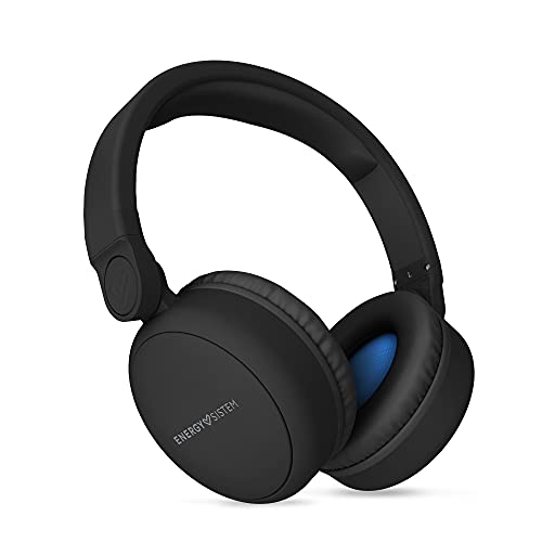 Energy Sistem Headphones 2 - FH 300 Auriculares con Bluetooth (Over-Ear, Audio-In, Long Battery Life, 180 Plegable) Negro