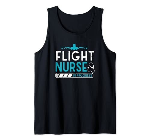 Enfermera de vuelo en curso RN EMS Equipo Médico de la tripulación de enfermería Camiseta sin Mangas