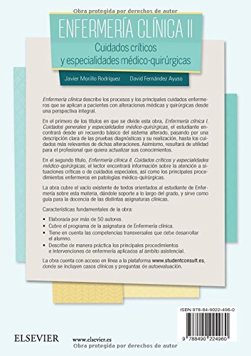 Enfermería Clínica II Y Studentconsult En Español: Cuidados críticos y especialidades médico-quirúrgicas