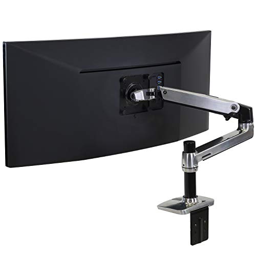 Ergotron LX Series Desk - Brazo móvil para Monitor, Negro