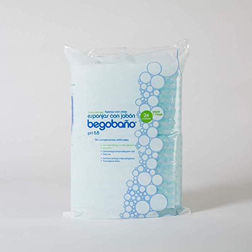 ESPONJAS JABONOSAS UN SOLO USO BB1 100G/M2 12x20CM 10PACK DE 24U (240u)