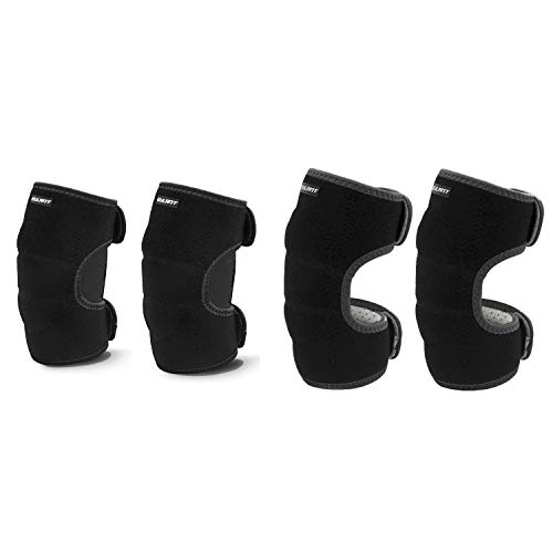 EULANT Set de Protección para Niños, Chicas Rodilleras & Muchachos Coderas, Suave Juego de Protecciones para Patines Esqui Patinaje en Línea Ciclismo Danza Scooter BMX, Negro S Set