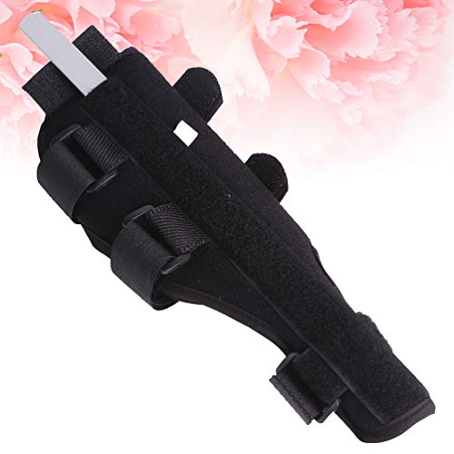 EXCEART Férula para Pulgar Férula Estabilizadora de Muñeca Férula para Tendinitis Artritis Esguinces Soporte de Antebrazo Yeso Negro (Izquierda Talla S)