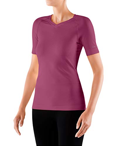 Falke - Camisa de Manga Corta para Mujer, Tejido Deportivo, Color Rosa (Azalea 8422), XS, 1 Pieza