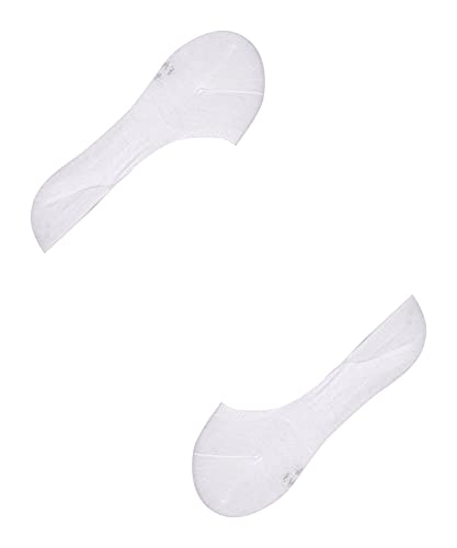 Falke Invisible Step M IN Calcetines, OPACAS, Blanco (White 2000), 43-44 para Hombre