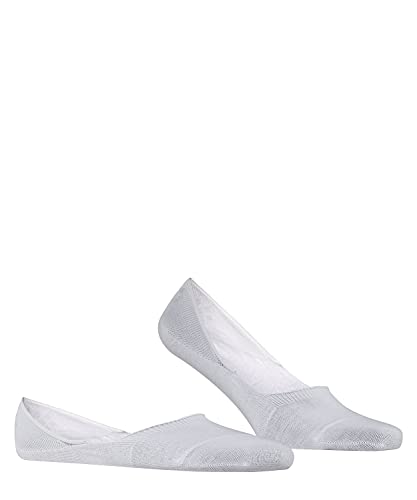 Falke Invisible Step M IN Calcetines, OPACAS, Blanco (White 2000), 43-44 para Hombre