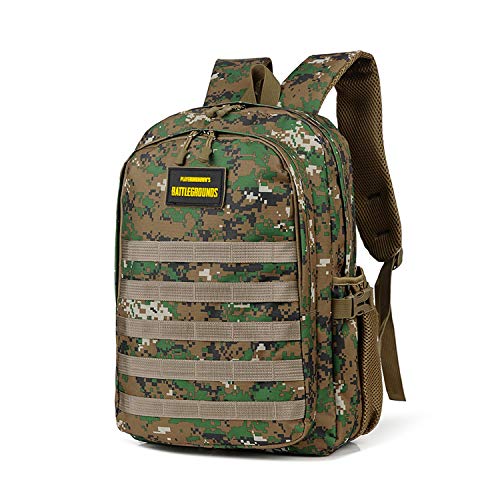 FANDARE Militar Mochila Bolsa de Escuela Unisexo Mochilas Tipo Casual Bolsos de Mujer Hombre Bolsa de Viaje Niña Niño School Bag Adolescente Knapsack Daypack Impermeable Poliéster Camo Verde