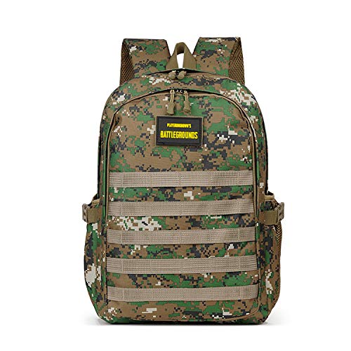 FANDARE Militar Mochila Bolsa de Escuela Unisexo Mochilas Tipo Casual Bolsos de Mujer Hombre Bolsa de Viaje Niña Niño School Bag Adolescente Knapsack Daypack Impermeable Poliéster Camo Verde