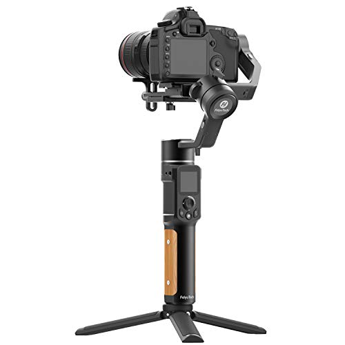 FeiyuTech AK2000C Gimbal Estabilizador De Mano De 3 Ejes para CáMaras RéFlex Digitales Sin Espejo como Sony A9/A7, Canon EOS R, M50,80D, Nikon Z7, Carga úTil De 2,2 Kg, Carga RáPida