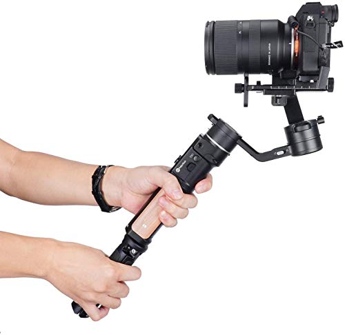 FeiyuTech AK2000C Gimbal Estabilizador De Mano De 3 Ejes para CáMaras RéFlex Digitales Sin Espejo como Sony A9/A7, Canon EOS R, M50,80D, Nikon Z7, Carga úTil De 2,2 Kg, Carga RáPida