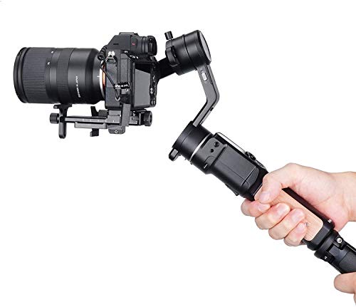 FeiyuTech AK2000C Gimbal Estabilizador De Mano De 3 Ejes para CáMaras RéFlex Digitales Sin Espejo como Sony A9/A7, Canon EOS R, M50,80D, Nikon Z7, Carga úTil De 2,2 Kg, Carga RáPida