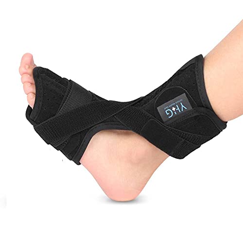 Férula plantar, férula nocturna para Fascitis plantar con bola de masaje de punta para un alivio efectivo de la tendinitis de Aquiles, dolor en el talón, fascia plantar, pie caído