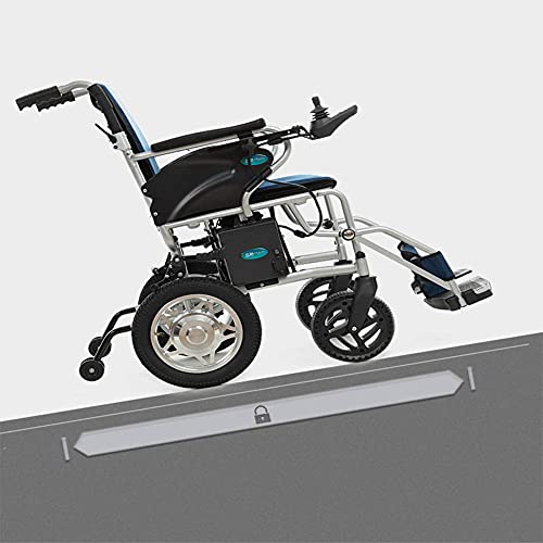 FGVDJ Cojín Silla de Ruedas de Ayuda de Movilidad compacta, Ligera y Plegable, Silla de Ruedas, Silla de Ruedas eléctrica con Controlador Dual, Silla de Ruedas eléctrica o