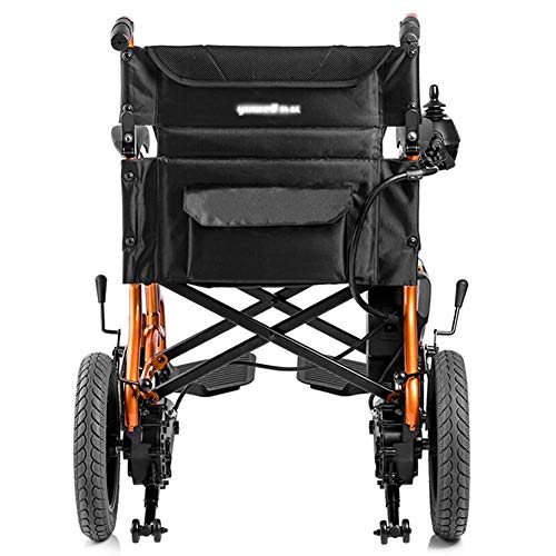 FGVDJ Silla de Ruedas eléctrica, Ligera, 26 kg, portátil, Plegable, Resistente, Movilidad, Silla de Ruedas motorizada, S