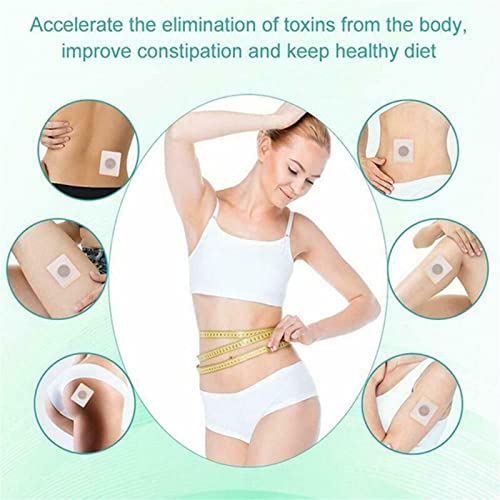 FOLENZU 30 Parches Magnéticos para el Ombligo, Adelgazantes Y Desintoxicantes para Quemar Grasa, Eficaz, Adelgazar, para el Vientre, a Base Hierbas Naturales, para el Abdomen, para la Cintura