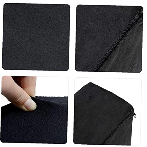 Forma de las pestañas de la pestaña del cuello almohada ergonómica curva U Extensión del soporte de suave espuma de memoria Negro para el hogar para adultos dolor de cuello crear curvas magníficas