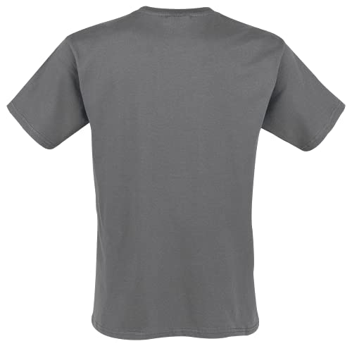 Gas Monkey Garage GMG Tyres Parts Service Camiseta, Gris (Charcoal), M para Hombre