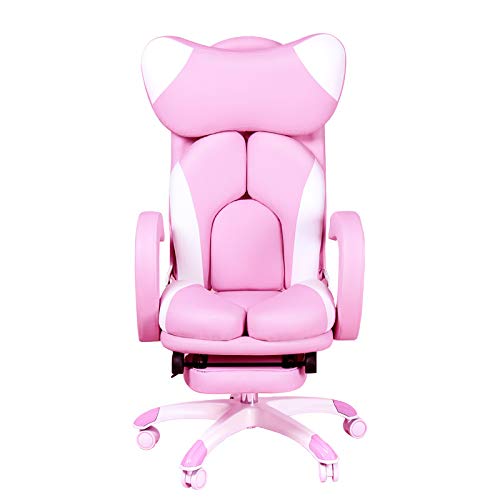 GAXQFEI Niñas Sillones Móviles con Ruedas,Silla Cómoda Silla de la Computadora Puede Levantar Partidos en Casa Viven Giratoria Silla de Oficina Silla de Cubierta/A/con Trípode