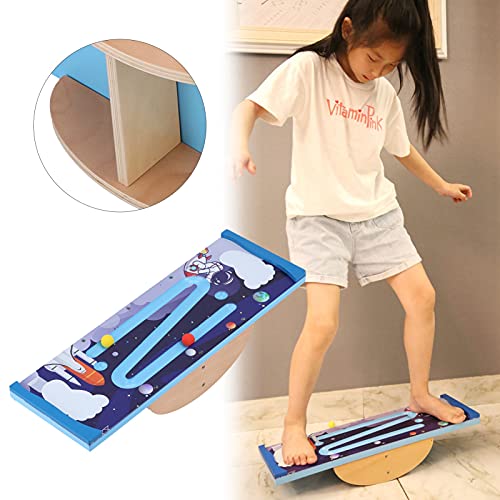 Gedourain Rocker Board, Wobble Board Cultivar el Interés de los Niños Estimular el Vestibular en el Hogar