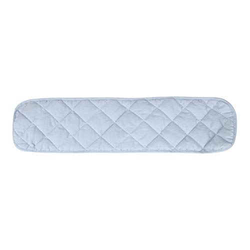 GeKLok Cubierta de carril para cuna de bebé, protector acolchado para carril de cuna de bebé, protector para cuna de bebé, funda para parachoques para cuna larga (azul, tamaño: 60 cm)