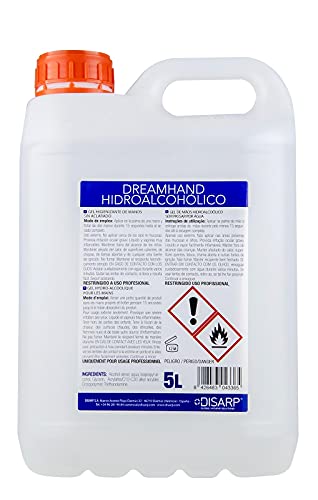 GERMESAN GEL HIGIENIZANTE.Gel hidroalcohólico,antibacterias de secado instantáneo. Garrafa 5l (1)