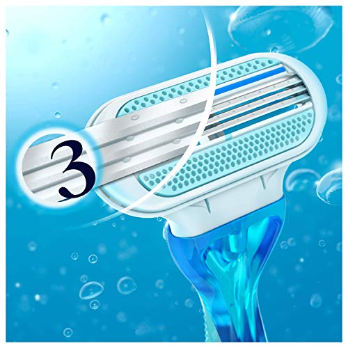 Gillette Venus Oceana Maquinilla de Afeitar Desechables Mujer, Paquete de 4 Cuchillas de Afeitar