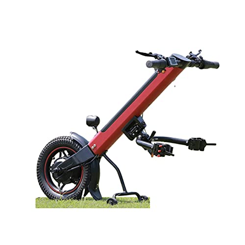 GMtes 2021 350W Handbike Eléctrico para Silla de Ruedas, Acople motorizadas para Silla de Ruedas, Convertir Silla de Ruedas Manual en eléctrica con la luz Delantera,Batería de 36V/11.6AH