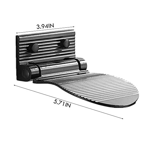 Granpay Pedal De Baño para Pies, Reposapiés para Baño, Soporte Plegable para Limpiabotas, Pedal De Soporte De Ducha Antideslizante para Lavar Los Pies