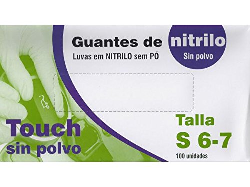 GUANTE NITRILO AZUL TOUCH 100ud.PEQ