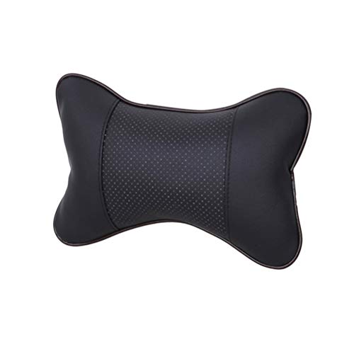 Healifty almohada para el cuello del coche Cuello transpirable Almohada Cuello Cojín para la espalda Cojín para la cabeza Cuello para el descanso del cuello (Negro)