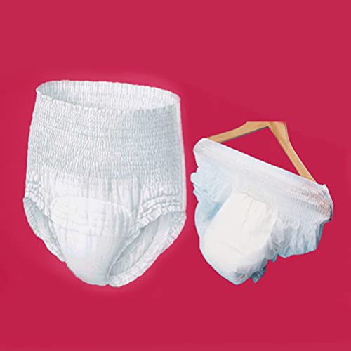 Hemoton 20 Unidades de Calzoncillos Desechables para Incontinencia Pantalones de Pañal para Adultos Ropa Interior para Adultos Pantalones para Hombres Y Mujeres Mayores Talla L