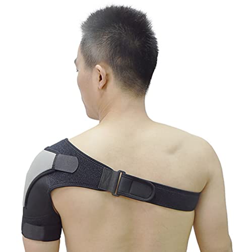 Hemoton Soporte para El Hombro Perspieta con La Almohadilla de Presión para Hombres Mujeres de Hombro Ajustables para El Rotador Desgarrado Tendonitis Dislocación CA Conjunta Bursitis