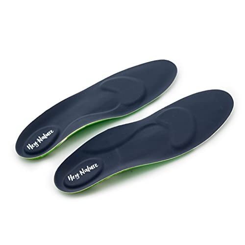 Hey Nature Plantillas Memory Foam 3D/ plantillas ultraligeras para deporte, uso diario y trabajo/ plantillas para botas de seguridad / plantillas ortopédicas moldeables Memory Foam