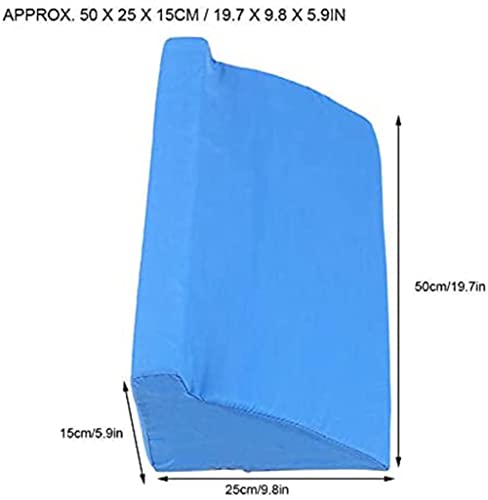 HHORB Corrección Paralizados Pacientes De Cuidados De Enfermería Triangular del Cojín Amortiguador De Agradable A La Piel Anti Escaras Cuidado Triangular del Cojín Posicionador Pierna Almohada,Blanco