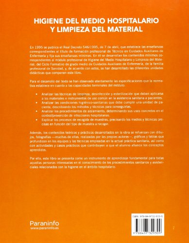 Higiene del medio hospitalario y limpieza de material