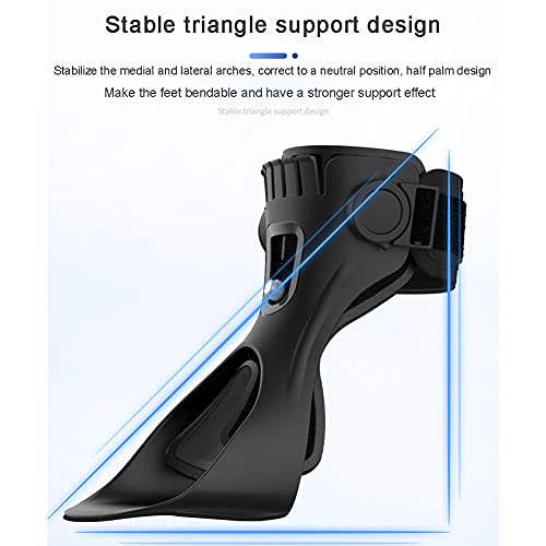 HJK Aparatos Ortopédicos Ajustables Caída del Aparato, Soporte de Pie, Estabilizador Ajustable, Ortopédico Corrector Descanso para Drop Ortopédica del Pie Brace