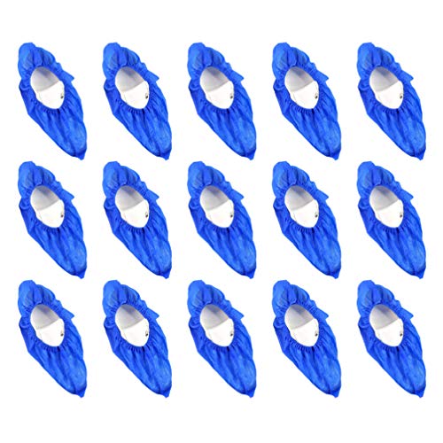 Holibanna 100 Piezas de Zapatos Desechables Cubren Zapatos Impermeables No Tejidos Cubren Zapatos Quirúrgicos Cubren Calzado Médico Protector para Hospital Laboratorio Lluvia Protección Personal