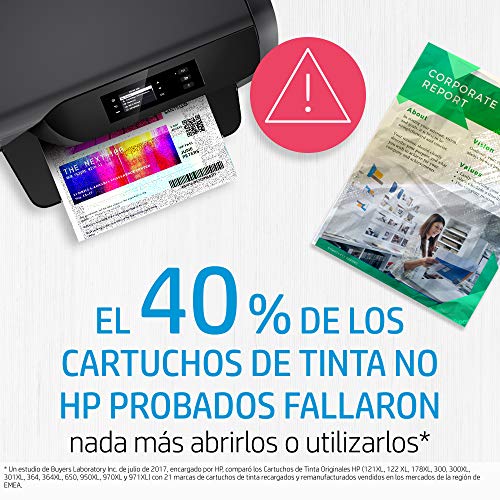 HP 304 3JB05AE, Negro y Tricolor, Pack de 2, Cartuchos de Tinta Originales, Compatible con impresoras de inyección de tinta HP DeskJet 2620, 2630, 3720, 3730, 3750, 3760; HP Envy 5010, 5020, 5030