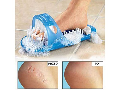 HUKITECH @ Cepillo para pies – Limpieza y masaje para pies – Cepillo para el cuidado de los pies – Cepillo para el lavado de los pies – Eliminador de durezas – Lima masajeador de pies – Mas