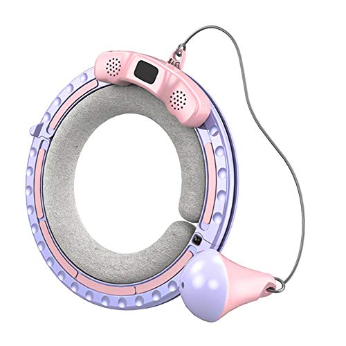 Hula Hoop De Canto Inteligente Dinámico con Sincronización, Altavoz Bluetooth De Doble Tono, con Colchón De Aire, Adecuado para Adultos Y Niños