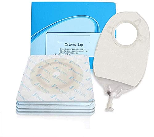 HXSCOO 15-4 5MM Chasis de la ostomía del Agujero de Corte, Bolsa de ileostomía de la colostomía, cinturón de Hernia Bolsa de ostomía de Dos Piezas (Size : Bag Body)