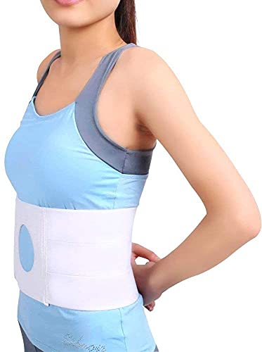 HXSCOO Banda de Soporte de estoma para Pacientes con colostomía: Abrazadera Abdominal para Arreglar la Bolsa de ostomía de la ostomía Unisex cinturón de Hernia (Size : S)