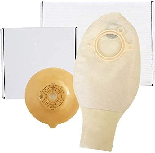 HXSCOO Chasis de ostomía Convexa, Bolsa de fístula anorectal, Bolsa de ileostomía de colostomía, cinturón de Hernia Sistema de ostomía del Sistema de Dos Piezas (Size : Chassis Bag Body)