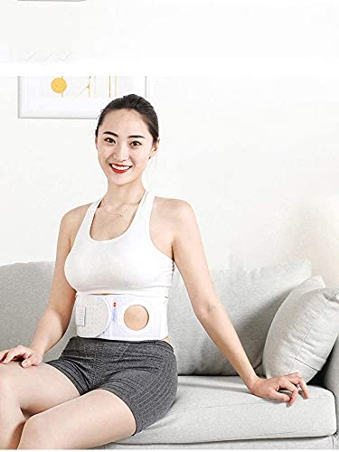 HXSCOO Cinturón de ostomía elástica para la Cintura Abdominal con la Abertura del estoma Transpirable para la Bolsa de ostomía Fija prevenir la Hernia de la Fiesta