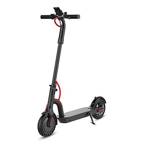 HYPER GOGO Patinete Eléctrico, Scooter electrico Adulto y niño,Velocidad de hasta 28 km/h con Sistema de Doble frenado para para Viajar y Trabajar