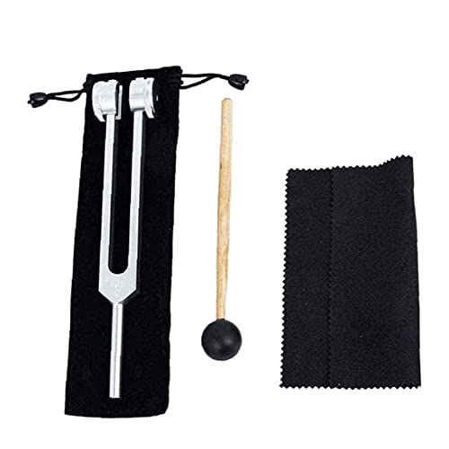 Instrumento Tuning Fork, Tuning Fork C128 Hz Sana Curación Terapia De Vibración Herramientas De Terapia De Vibración Estándar Sonido Piano Instrumento De Violín Plata