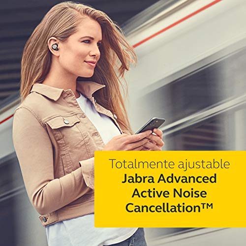 Jabra Elite 85t - Auriculares Inalámbricos True Wireless con cancelación activa de ruido avanzada, batería de larga duración y potentes altavoces - Estuche de carga inalámbrica - Negro titanio