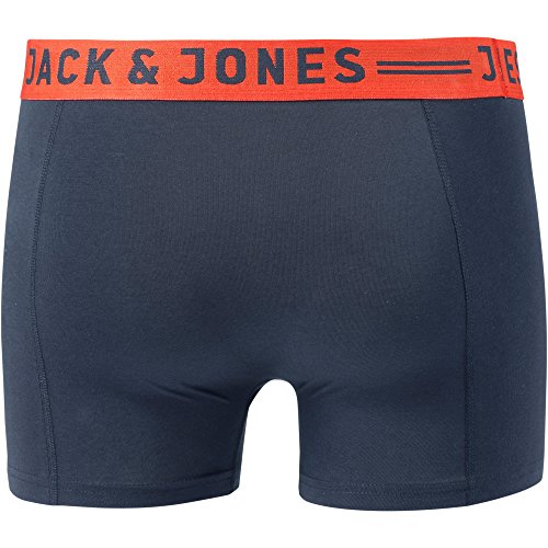 JACK & JONES JACLICHFIELD TRUNKS 3 PACK, Bóxer Hombre, Multicolor (Burgundy), Medium